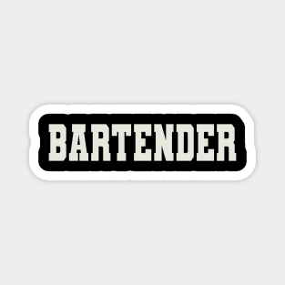 Bartender Word Magnet