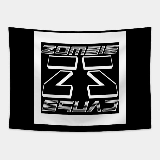 Zombie Squad ZS Avenge (White) Tapestry by Zombie Squad Clothing