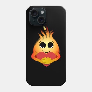 Caring Flame Emoji Phone Case