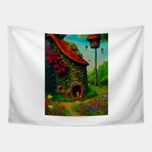 A Magical Garden Getaway Tapestry