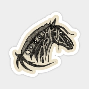 Native American Horse Magnet