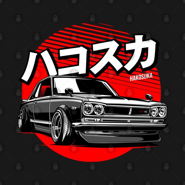 HAKOSUKA - Nissan Skyline GTR by rizadeli