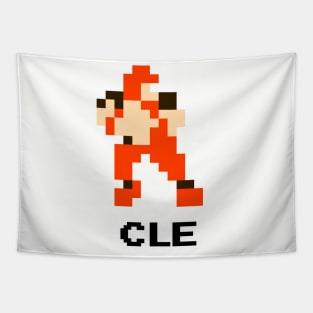 8-Bit Quarterback - Cleveland Tapestry