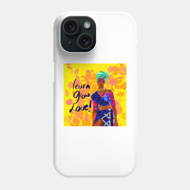 Africana Lush Phone Case by lushkingdom