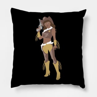 Cowboy Girl Pillow