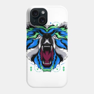 roar bear vintage Phone Case