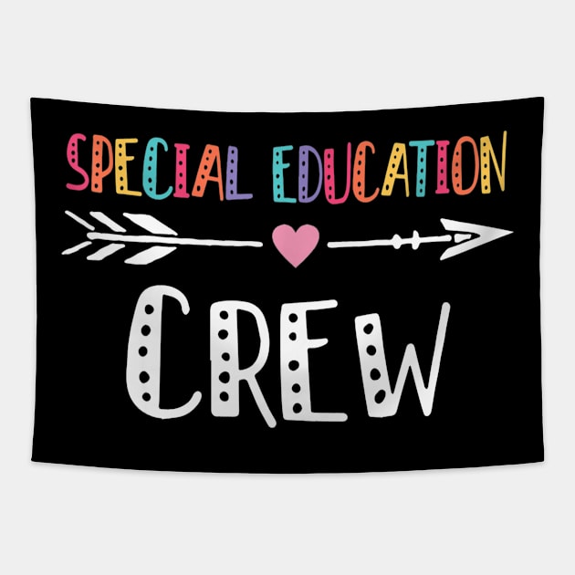 Special Education Sped Crew Teacher Back To School Gift Tapestry by Tane Kagar