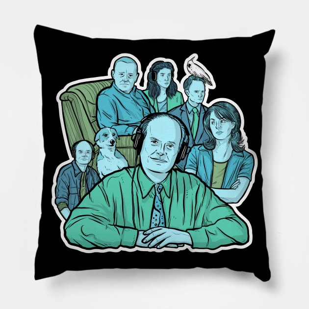 A Tribute to Frasier Pillow by Baddest Shirt Co.