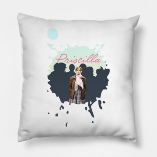 Cailee Spaeny priscilla movie film 2023 graphic design Pillow