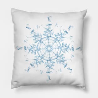 Original Handmade Snowflake Art Pillow