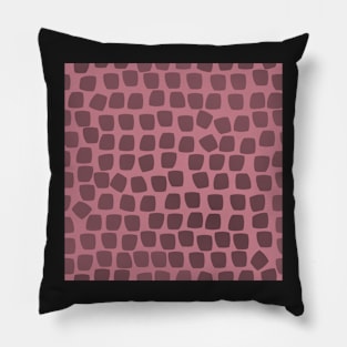 Leopard Mosaic Deep Blush Pink5748 Pillow