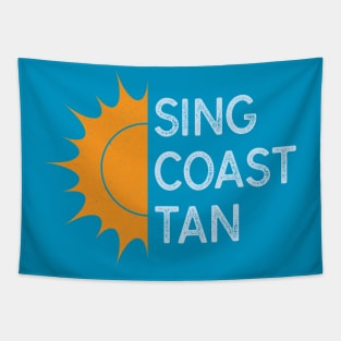 Sing Coast Tan | Math Puns Tapestry