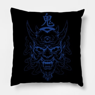 Japanese Tattoo Devil Oni Art Pillow