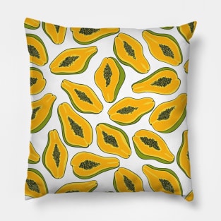 Papaya slices Pillow