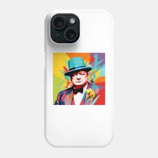 Churchill Pop Art 1 Phone Case