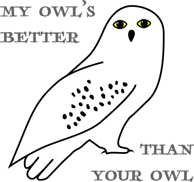 My owl's better than your owl Kids T-Shirt by helengarvey