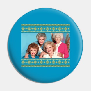 Golden Girls Pattern Pin