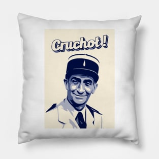 Cruchot - De Funes - Gendarme of Saint-Tropez Pillow