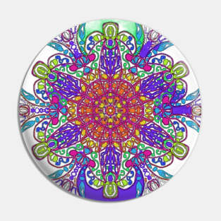 PRETTY ART MANDALA #35 Pin