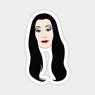 Morticia Addams Magnet