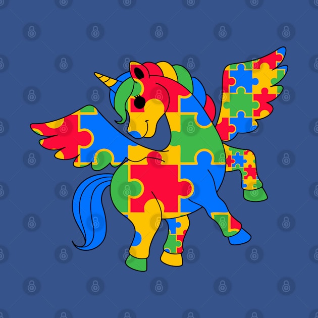 Autism Unicorn by A Zee Marketing