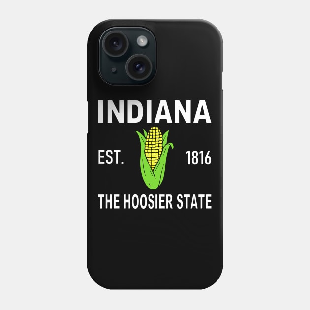 Indiana The Hoosier State Corn Phone Case by Downtown Rose