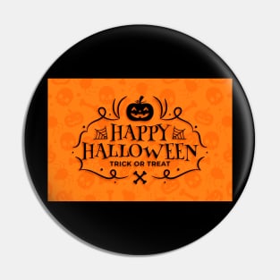 HAPPY HALOOWEEN Pin