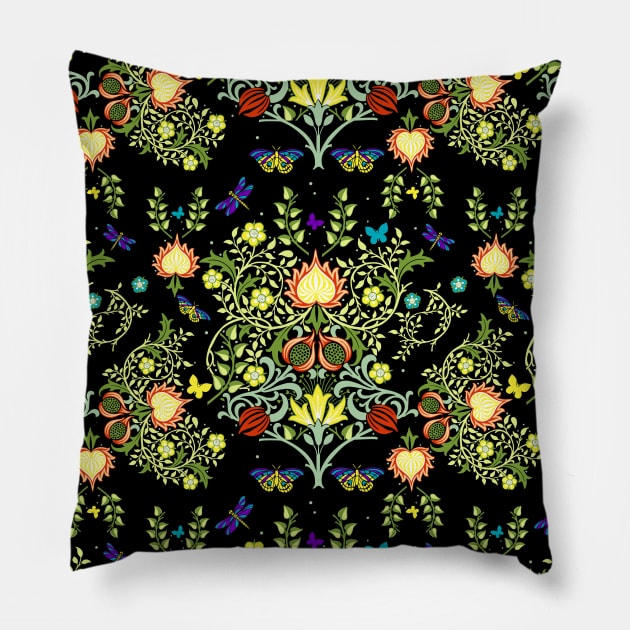 William Morris Persian Adaptation Pillow by KeeganCreations