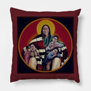 Jesus with Children II Pillow