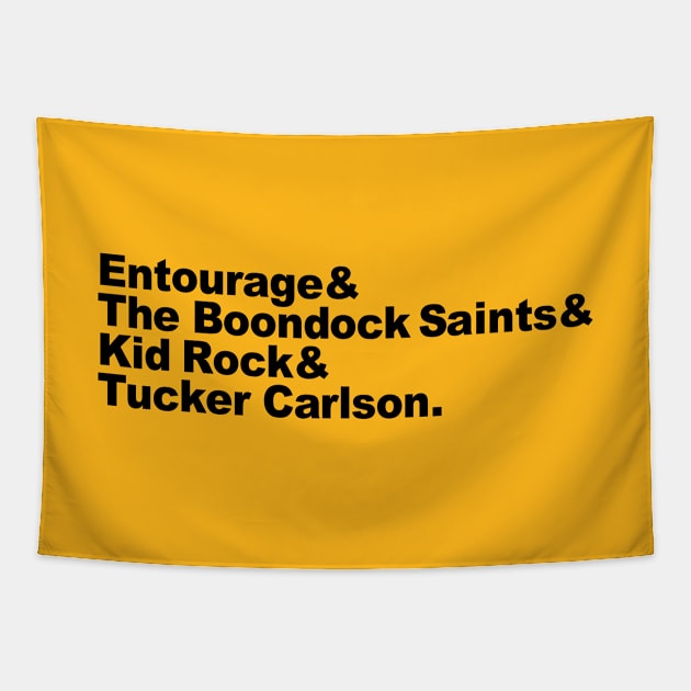 Douhcebag Name List Tapestry by OrangeCup