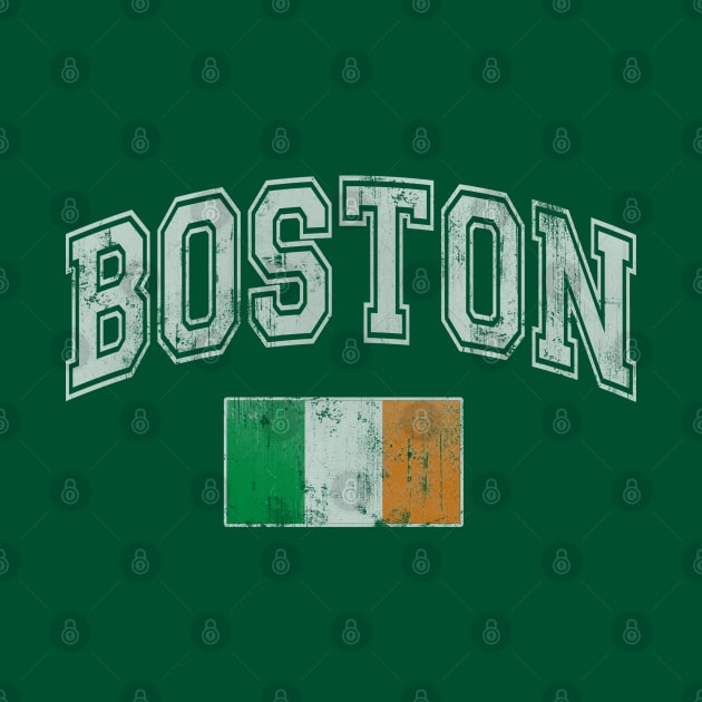 Boston Irish Flag Ireland St Patricks Day by E