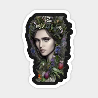 Flora goddess of nature Magnet