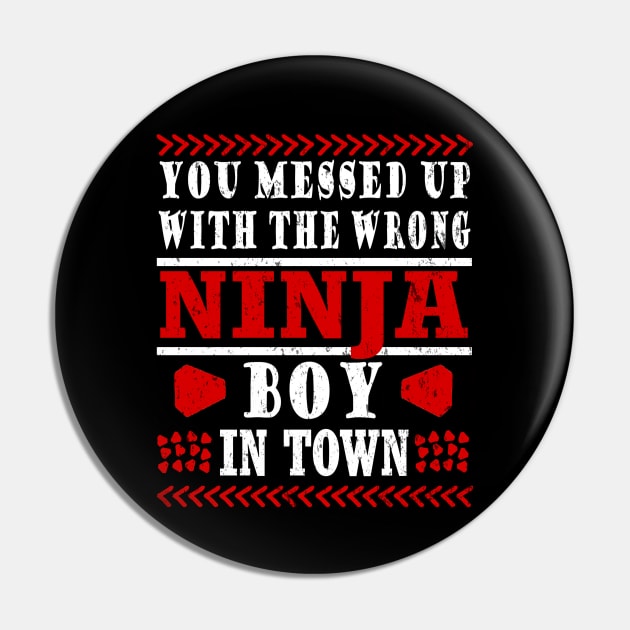 Ninja Hobby Gift Birthday Samurai Pin by FindYourFavouriteDesign