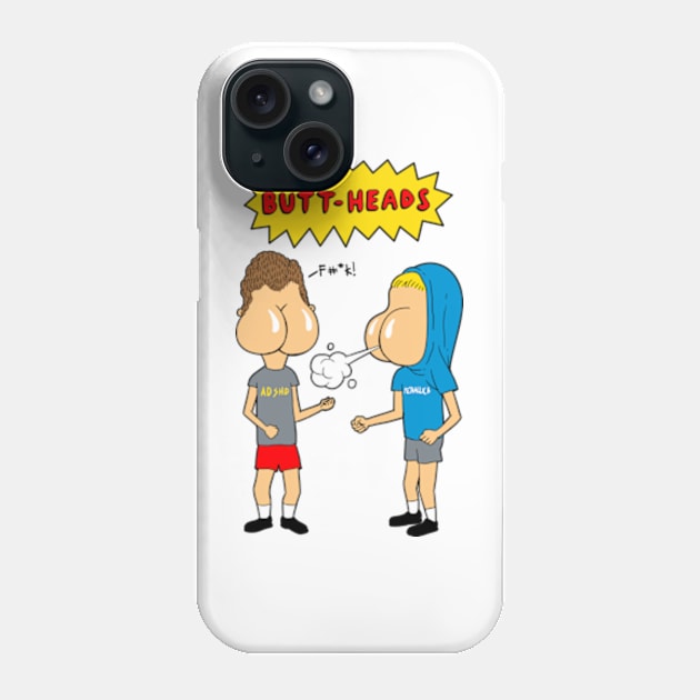 Buttheads Phone Case by Vincent Trinidad Art