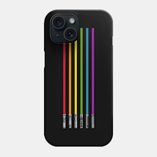 Lightsaber Rainbow Phone Case