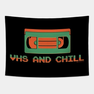 VHS AND CHILL V1 Tapestry