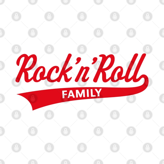 Rock 'n' Roll Family (Rock And Roll Family / Red) by MrFaulbaum