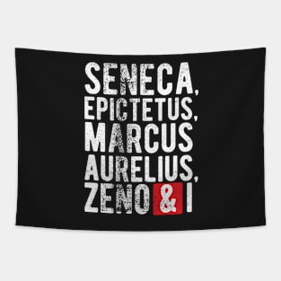 Seneca, Epictetus, Marcus Aurelius, Zeno & I Tapestry