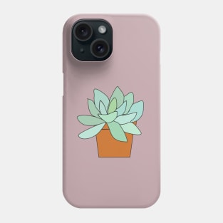 succulent in a pot Phone Case