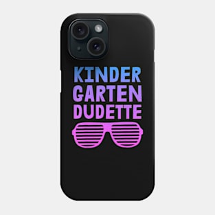 Kids Kindergarten Dudette Back To School 80S Phone Case