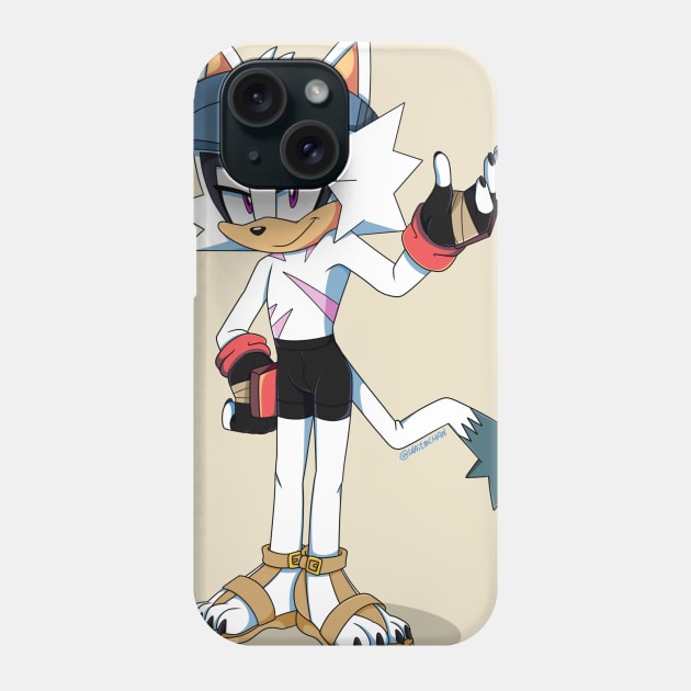 Beach cat Phone Case by waitochan