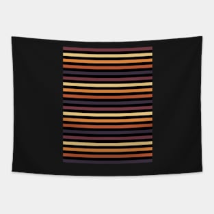 African Summer Sunset Stripes Tapestry