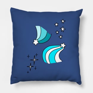 Sparkles and Shooting Star Pillow