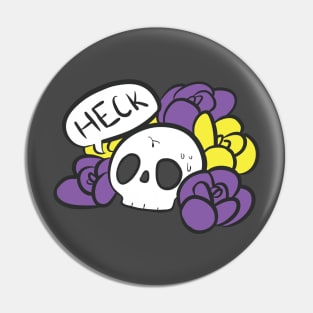 Heck (non-binary variant) Pin