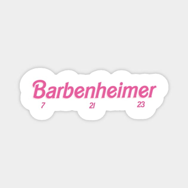 Barbenheimer Magnet by davieloria