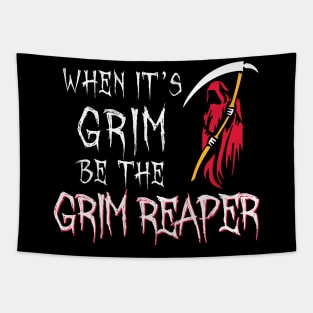 When Its Grim Be The Grim Reaper Tapestry