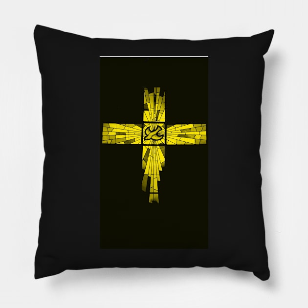 Cross Pillow by MinnieWilks