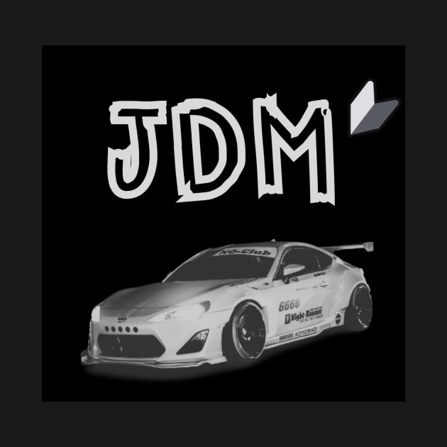 Scion FRS / Subaru BRZ / Toyota GT86 Black and White JDM Design by Trevor1984