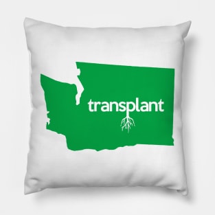 Washington Transplant WA Green Pillow