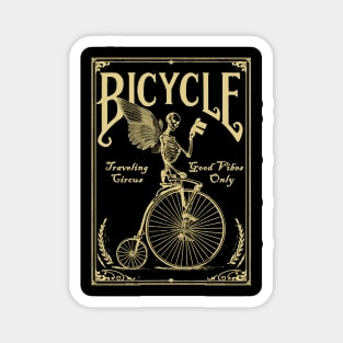 Cool Tees Vintage Bicycle Skull Magnet